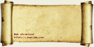 Isidora Štrbanović vizit kartica